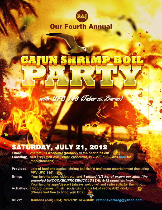 Our Fourth Cajun Shrimp Boil party